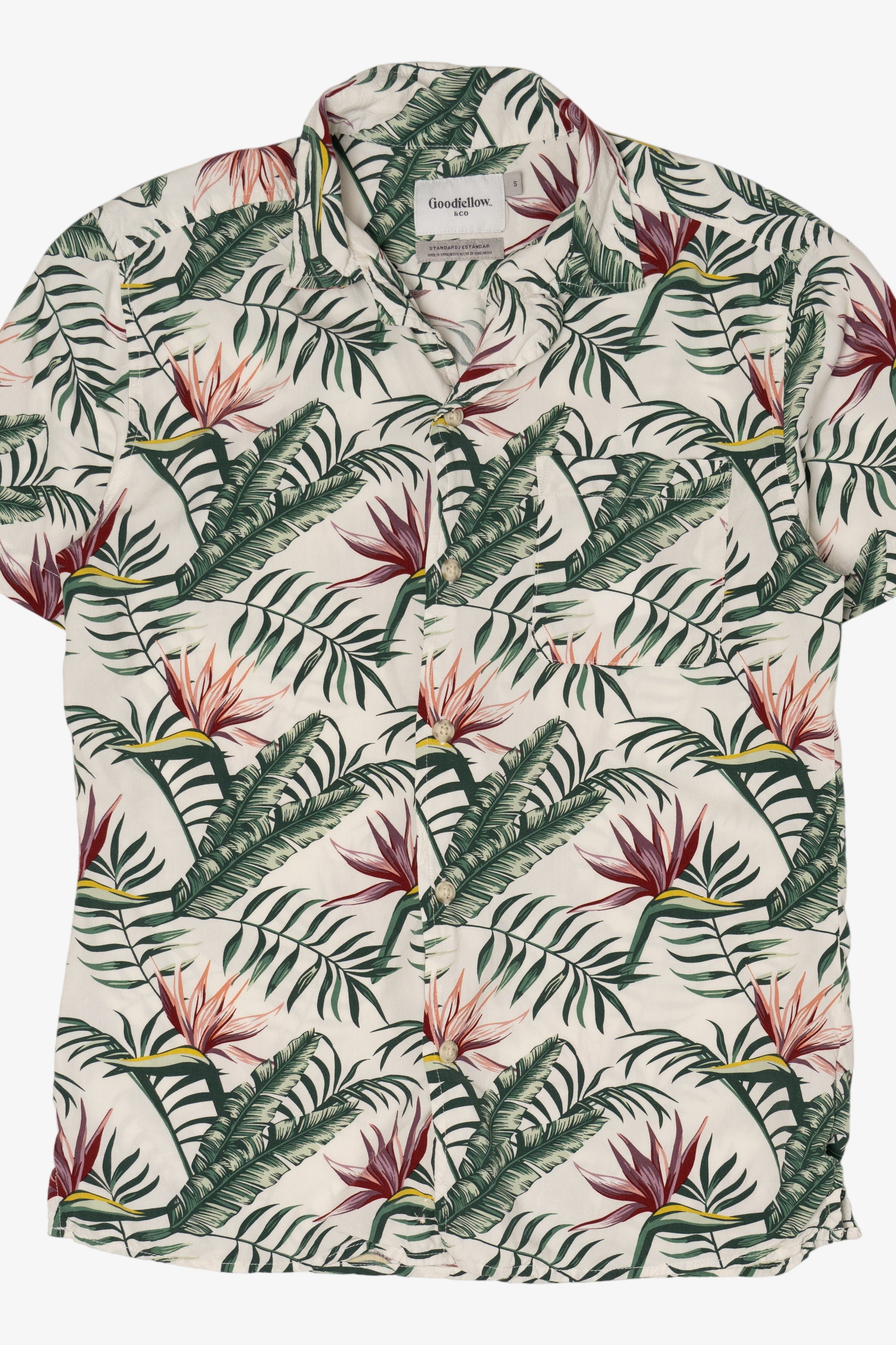 Tropical Goodfellow Button Up Hawaiian Shirt (2010s)