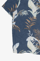 Navy Blue Tommy Bahama Button Up Shirt (2010s)