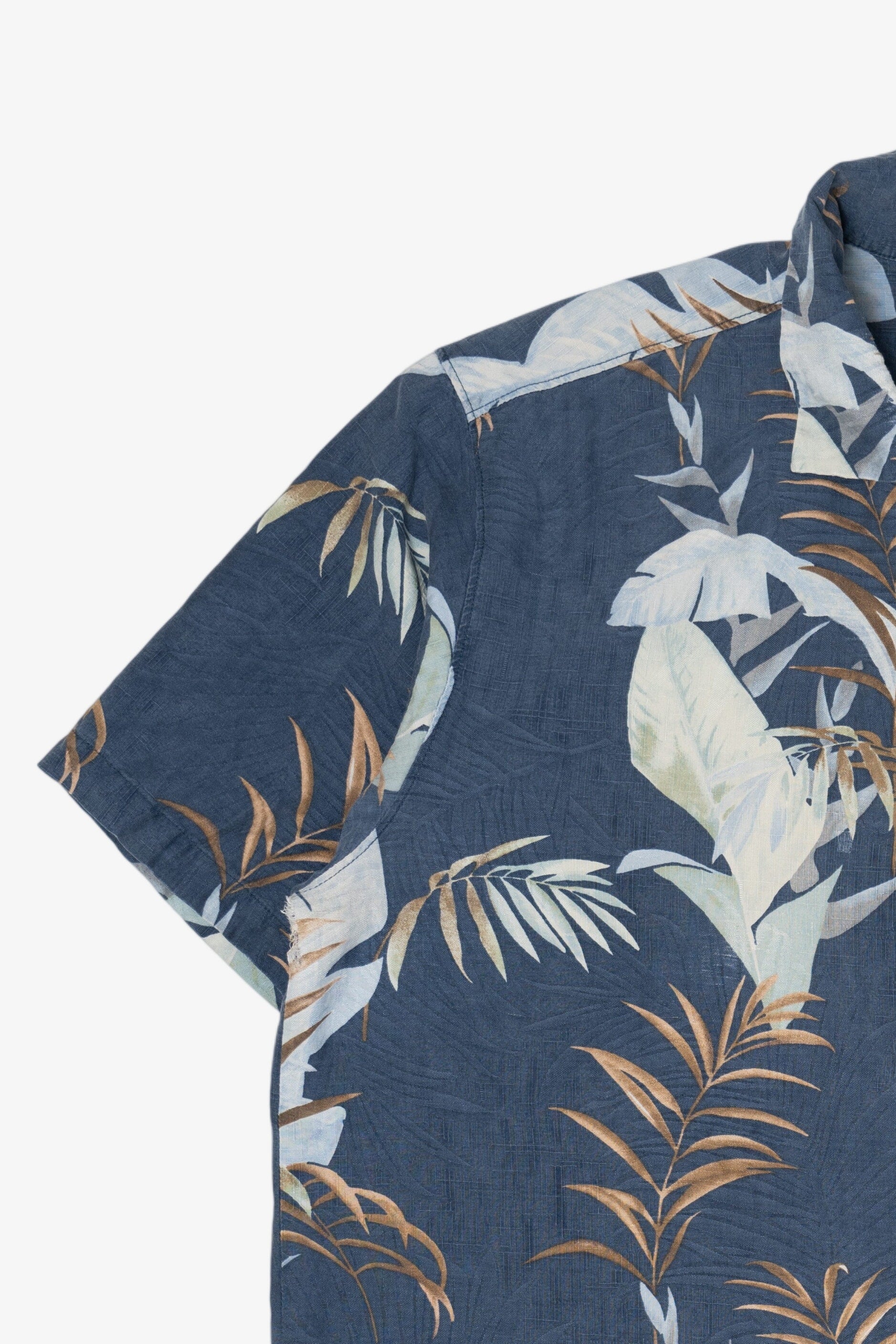 Navy Blue Tommy Bahama Button Up Shirt (2010s)