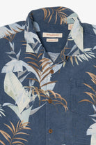 Navy Blue Tommy Bahama Button Up Shirt (2010s)