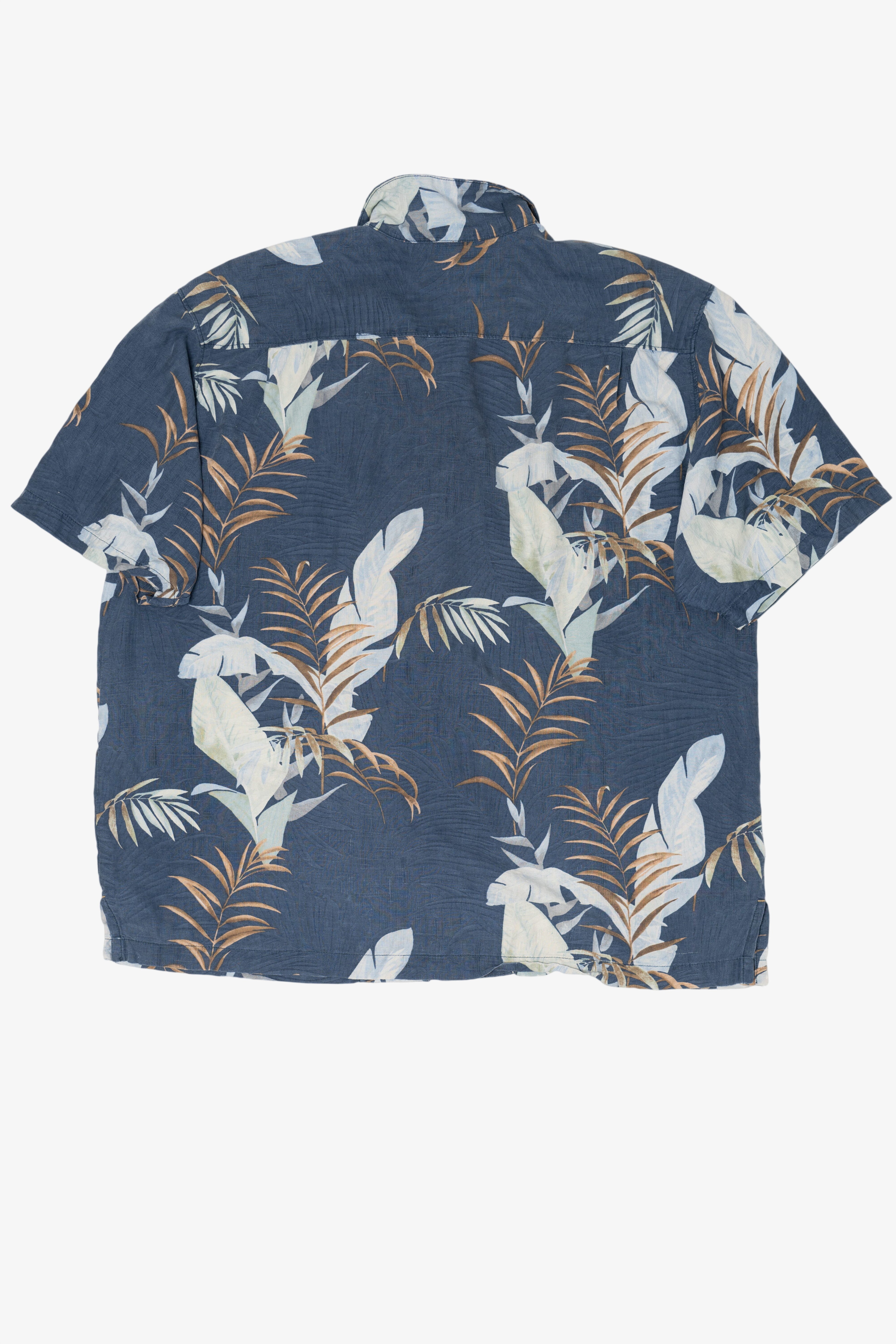 Navy Blue Tommy Bahama Button Up Shirt (2010s)