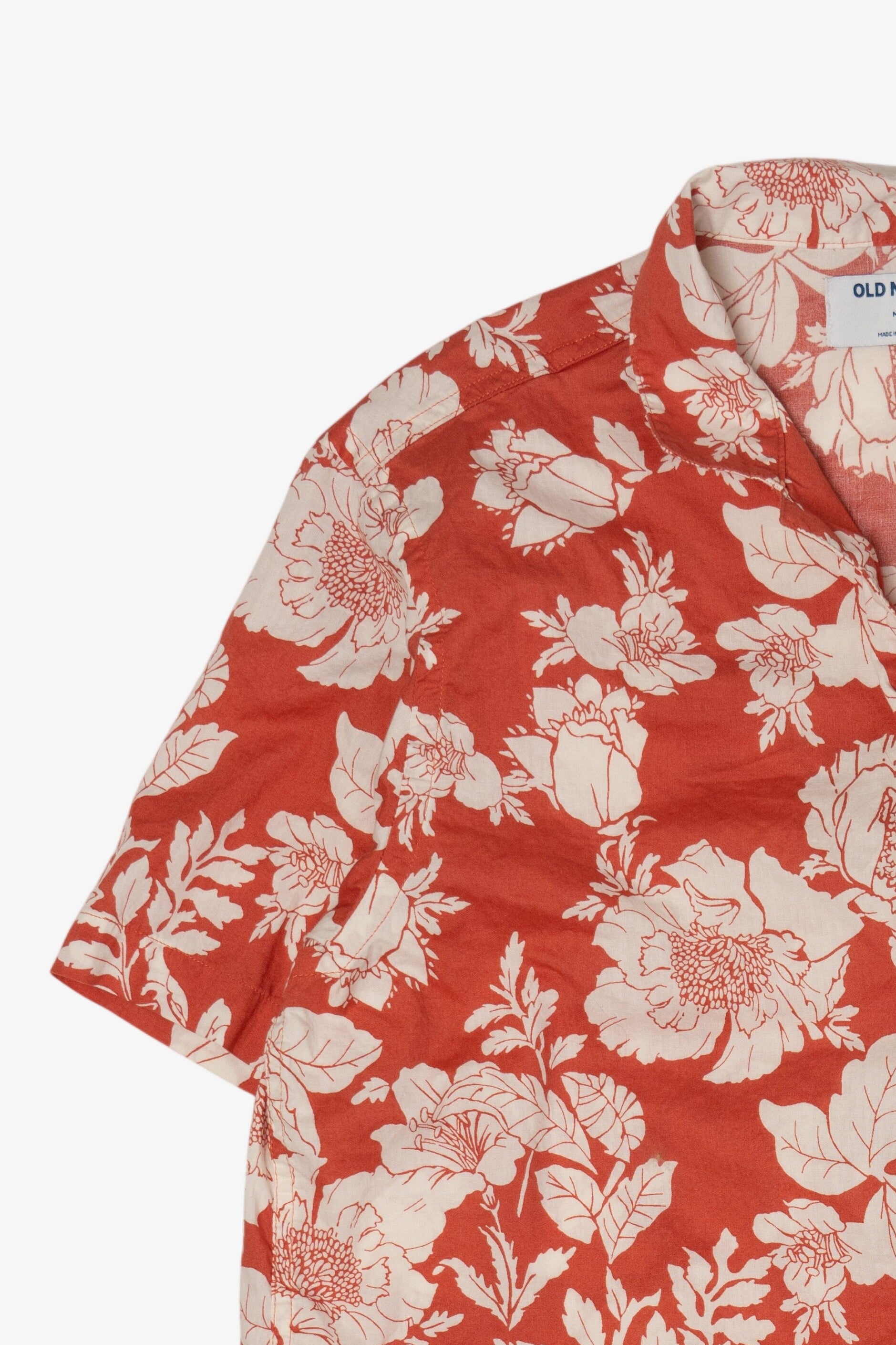 Old Navy Floral Hawaiian Button Up Shirt (2020s)