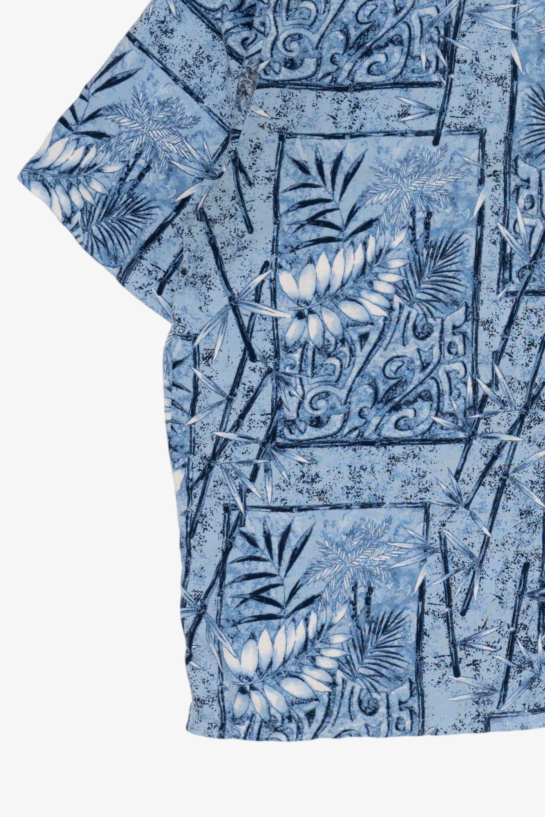 Blue Puritan Hawaiian Button Up Shirt (2000s)