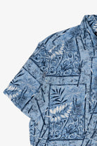 Blue Puritan Hawaiian Button Up Shirt (2000s)