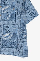 Blue Puritan Hawaiian Button Up Shirt (2000s)