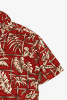 Red St. John's Bay Hawaiian Button Up Shirt (2000s)