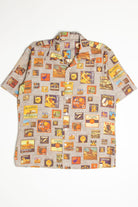 Retro Labels Camp Button Up Shirt
