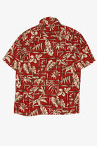 Red St. John's Bay Hawaiian Button Up Shirt (2000s)