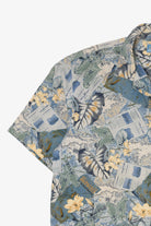 Blue Bermuda Bay Hawaiian Button Up Shirt (2000s)