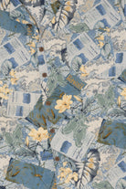 Blue Bermuda Bay Hawaiian Button Up Shirt (2000s)