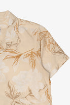 Beige Distortion Hawaiian Button Up Shirt (2020s)