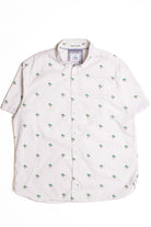 Vintage Denim & Flower Button Up Shirt