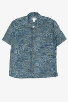 Vintage Island Blue Hawaiian Button Up Shirt (2000s)