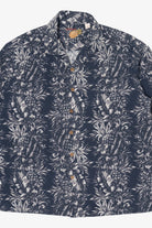 Caribbean Pineapple Hawaiian Button Up Shirt (2000s)