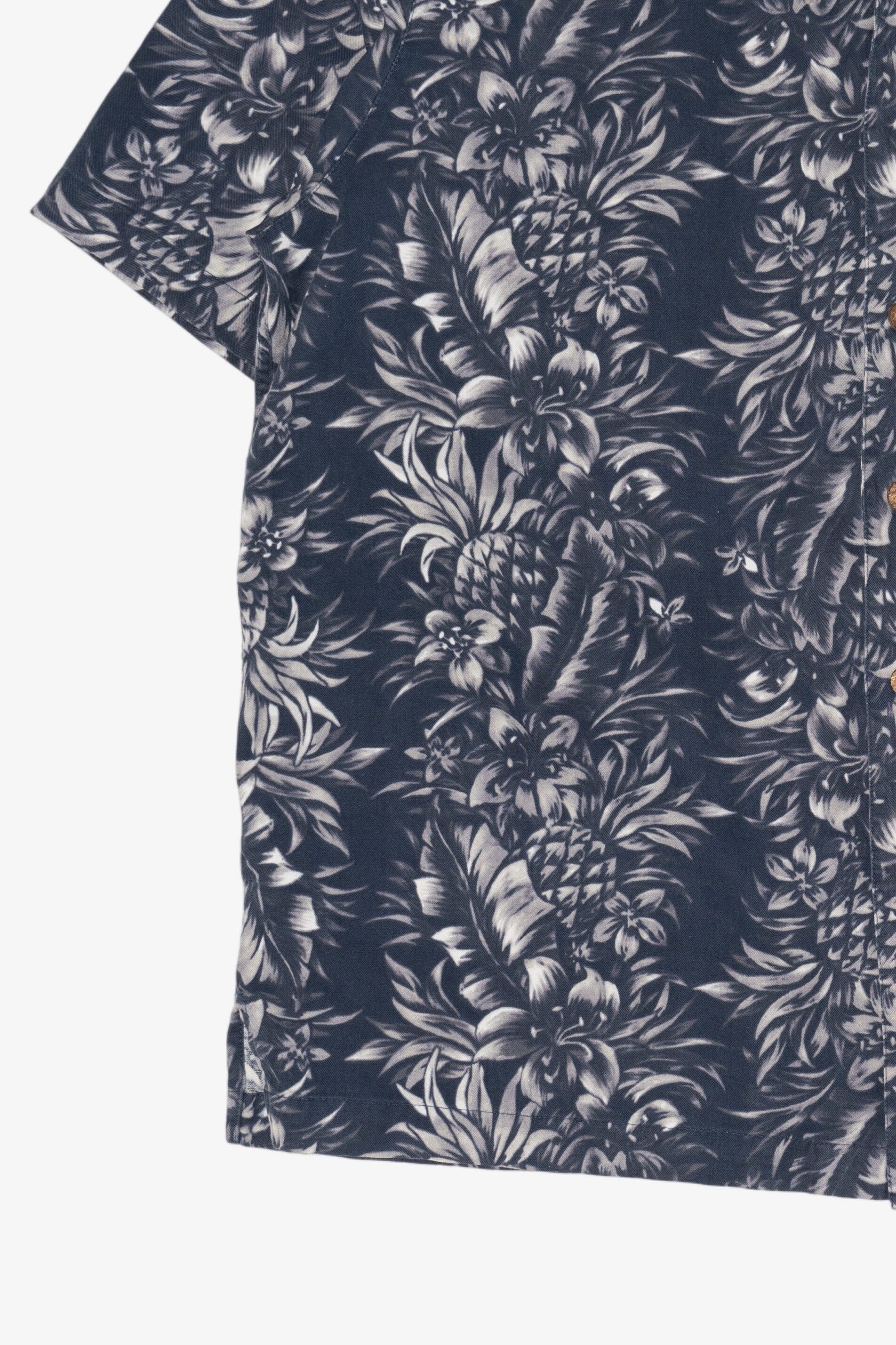 Caribbean Pineapple Hawaiian Button Up Shirt (2000s)