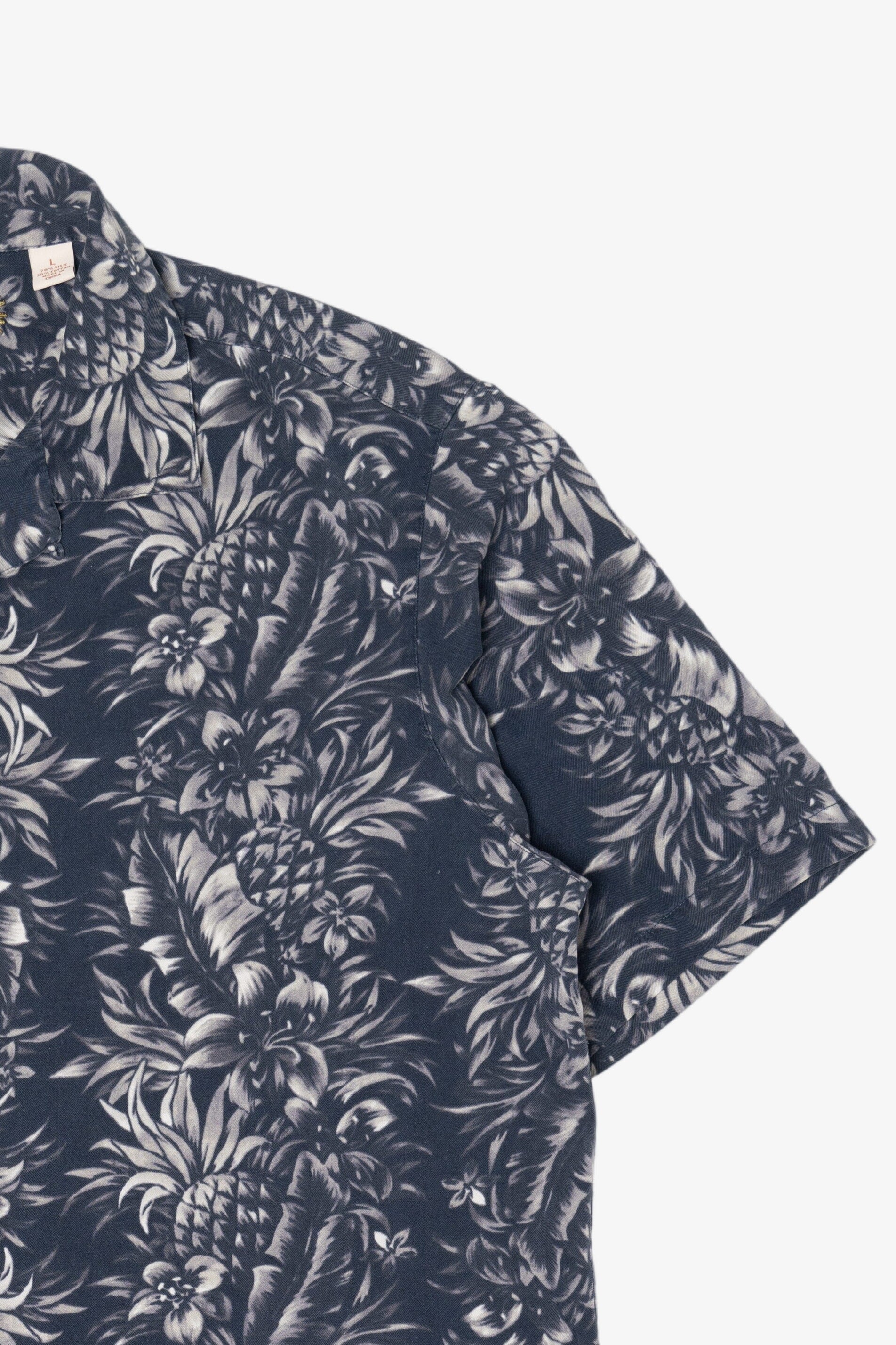 Caribbean Pineapple Hawaiian Button Up Shirt (2000s)