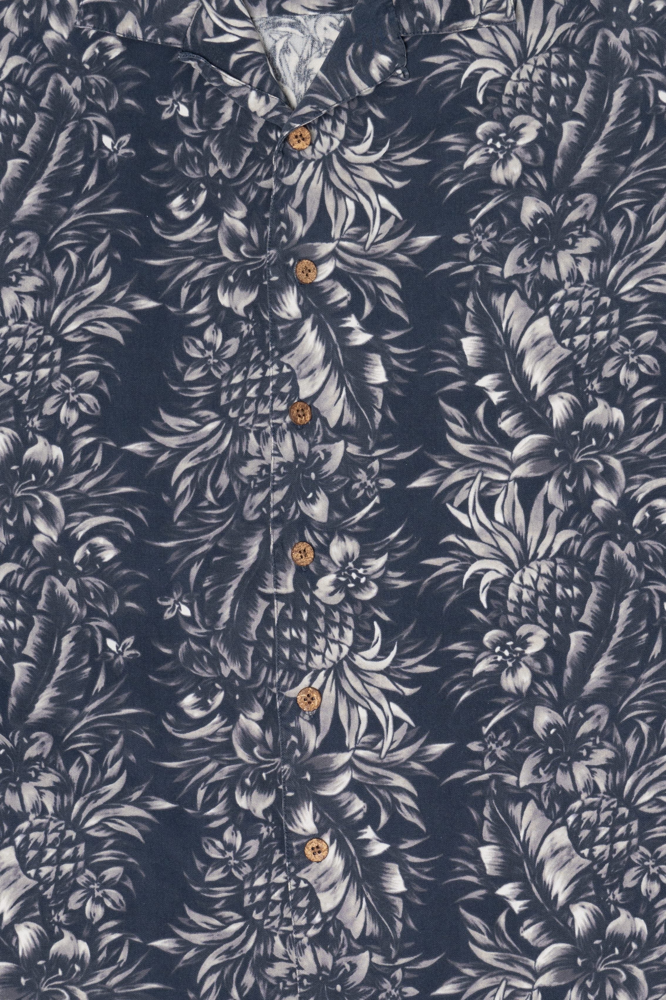 Caribbean Pineapple Hawaiian Button Up Shirt (2000s)