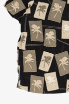 Vintage Croft & Barrow Palm Tree Hawaiian Button Up Shirt (2000s)