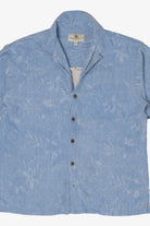 Vintage Light Blue Island Shares Hawaiian Button Up Shirt (2000s)
