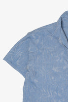 Vintage Light Blue Island Shares Hawaiian Button Up Shirt (2000s)