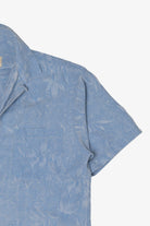 Vintage Light Blue Island Shares Hawaiian Button Up Shirt (2000s)