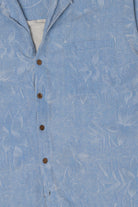 Vintage Light Blue Island Shares Hawaiian Button Up Shirt (2000s)