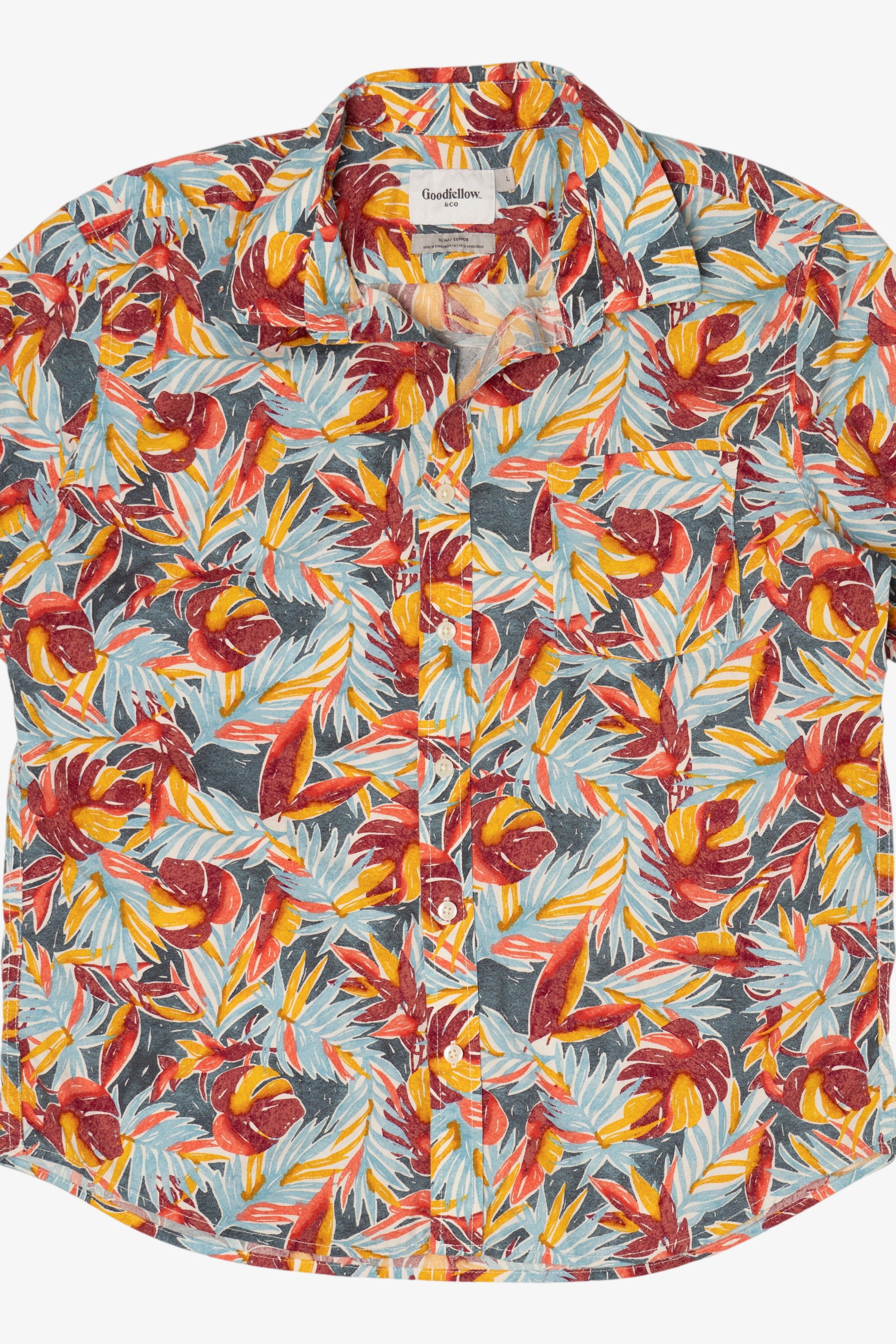 Goodfellow Hawaiian Button Up Shirt (2020s)