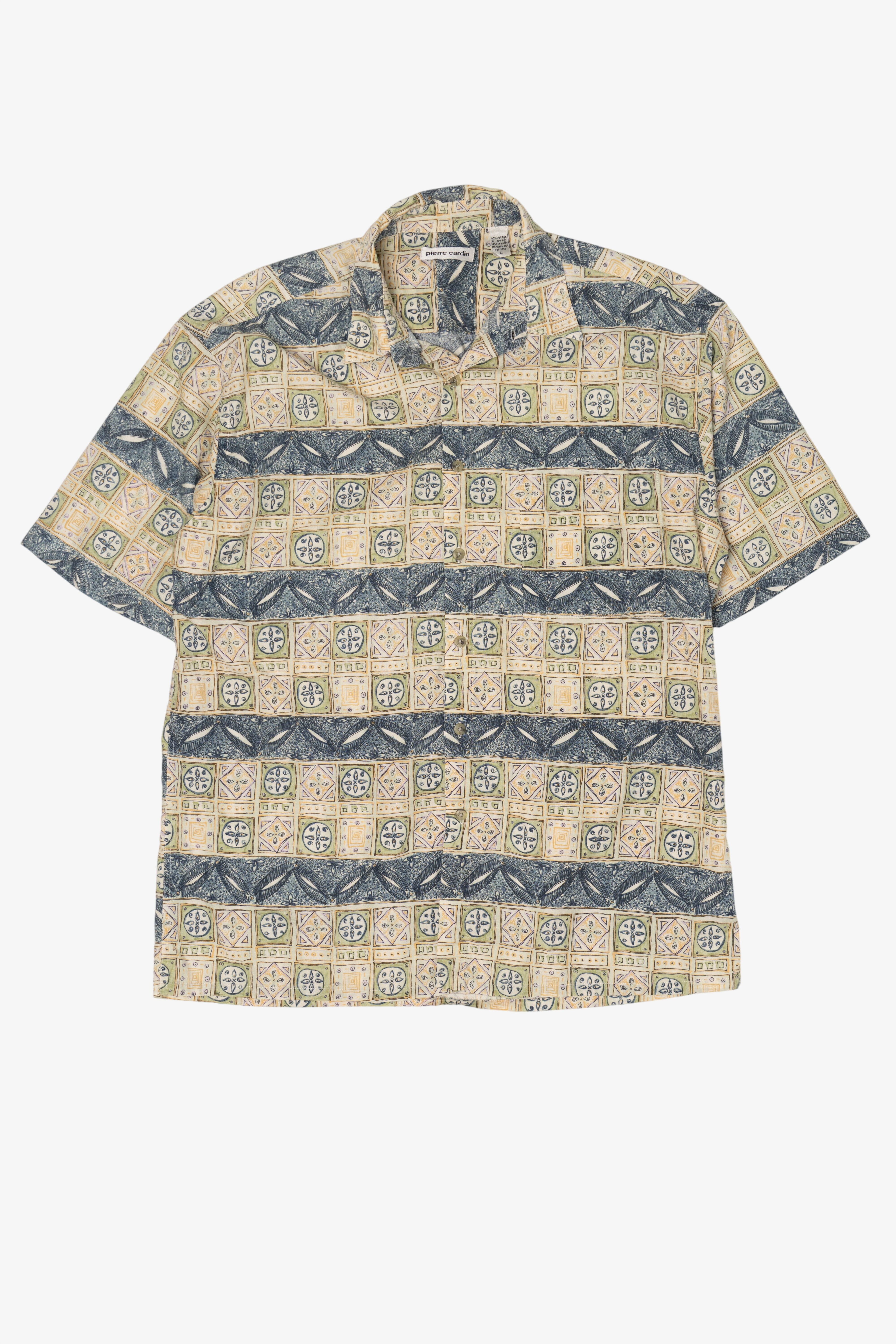 Vintage Pierre Cardin Hawaiian Button Up Shirt (1990s)