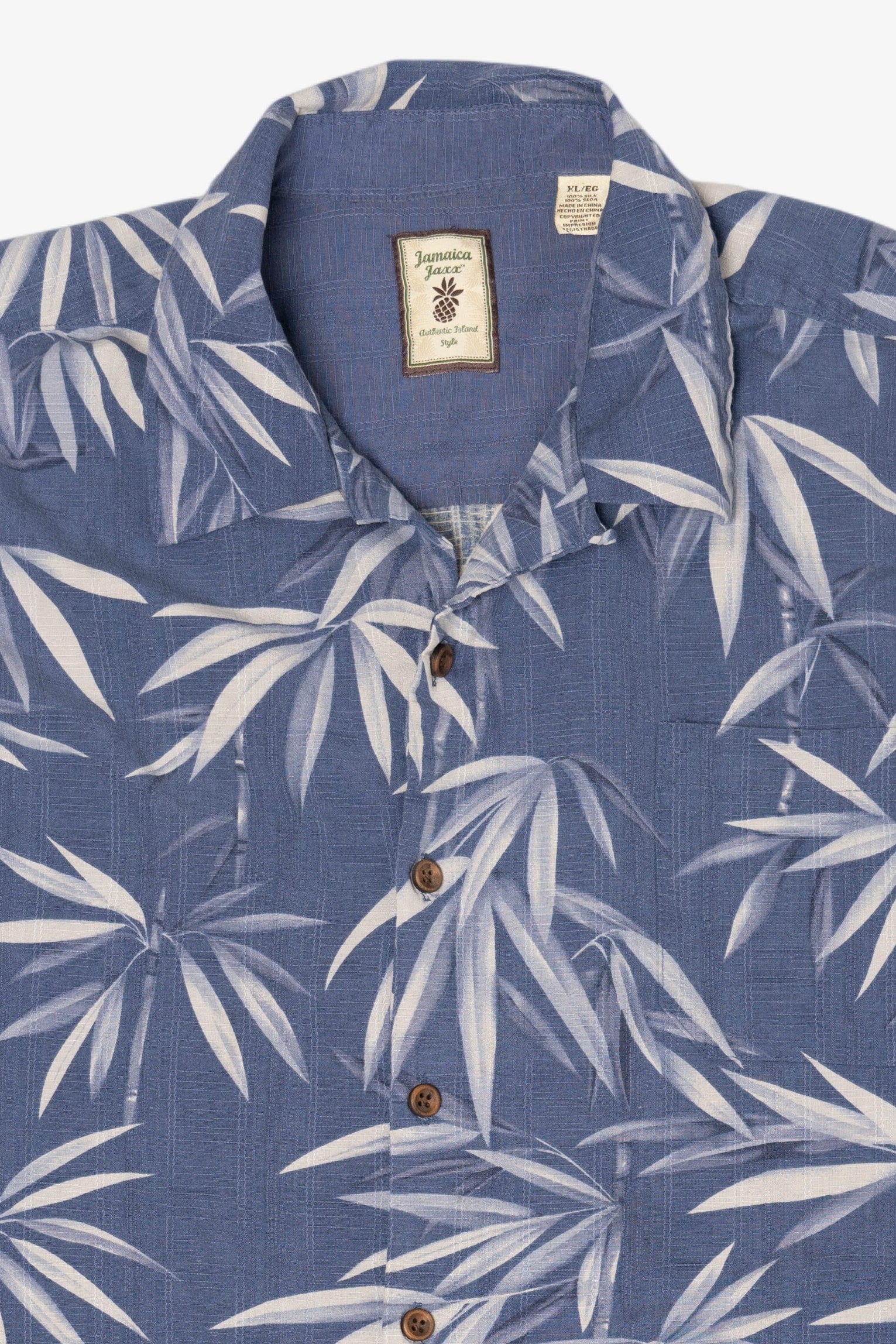 Blue Jamaica Jaxx Hawaiian Button Up Shirt (2000s)