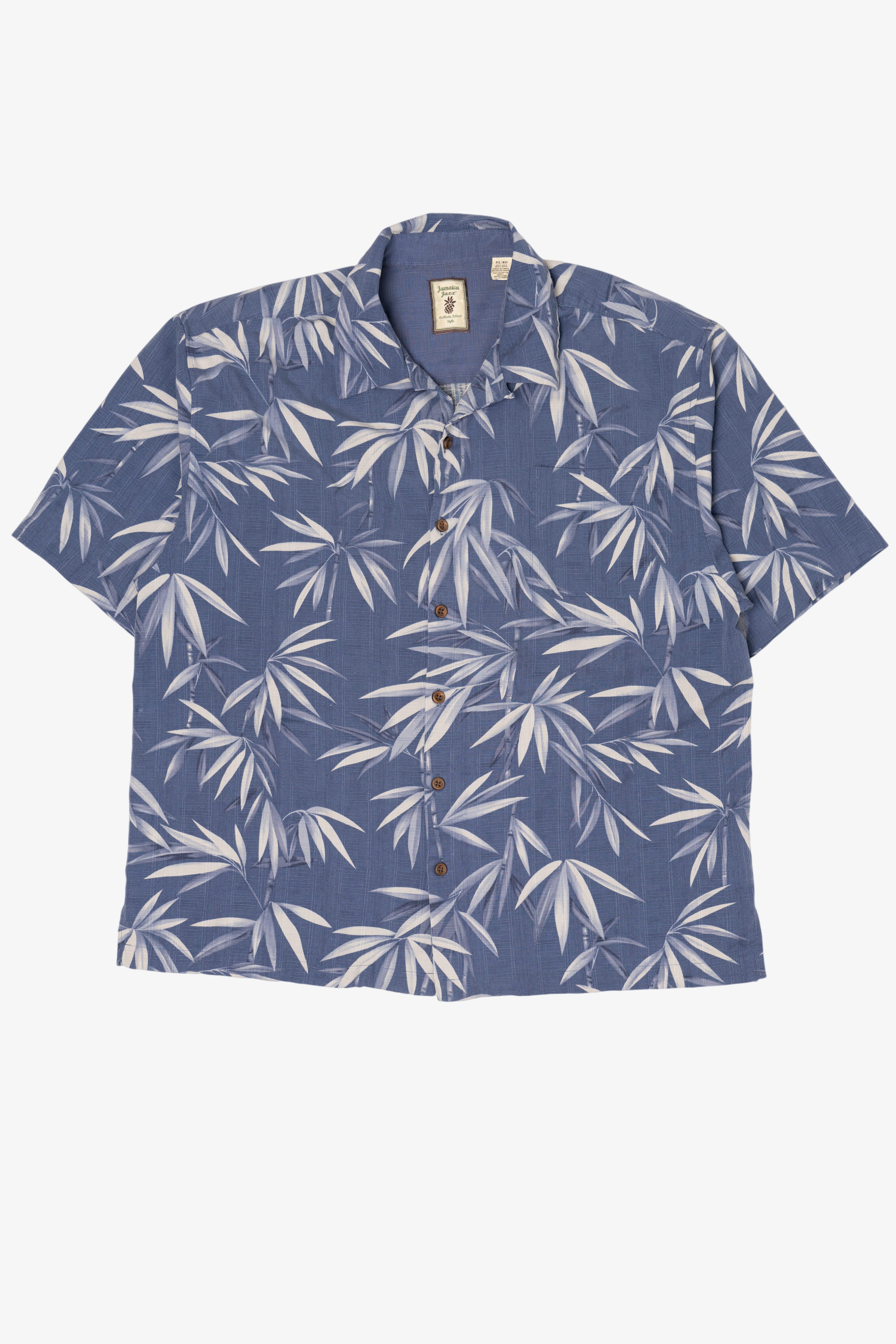 Blue Jamaica Jaxx Hawaiian Button Up Shirt (2000s)