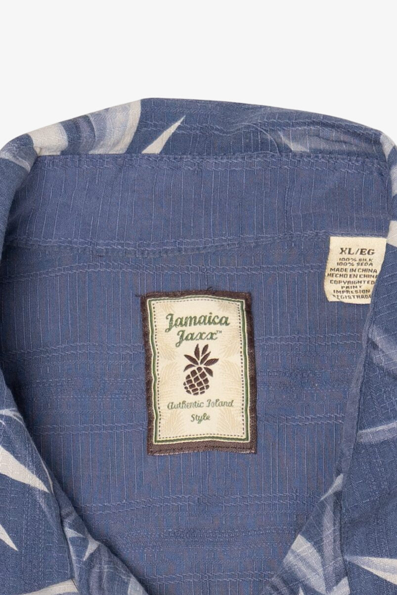 Blue Jamaica Jaxx Hawaiian Button Up Shirt (2000s)