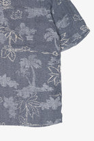 Vintage Blue Caribbean Hawaiian Button Up Shirt (2000s)