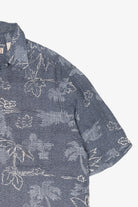 Vintage Blue Caribbean Hawaiian Button Up Shirt (2000s)