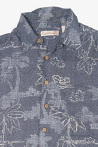 Vintage Blue Caribbean Hawaiian Button Up Shirt (2000s)