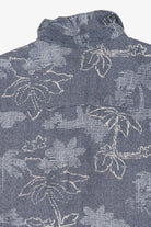 Vintage Blue Caribbean Hawaiian Button Up Shirt (2000s)