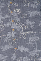 Vintage Blue Caribbean Hawaiian Button Up Shirt (2000s)