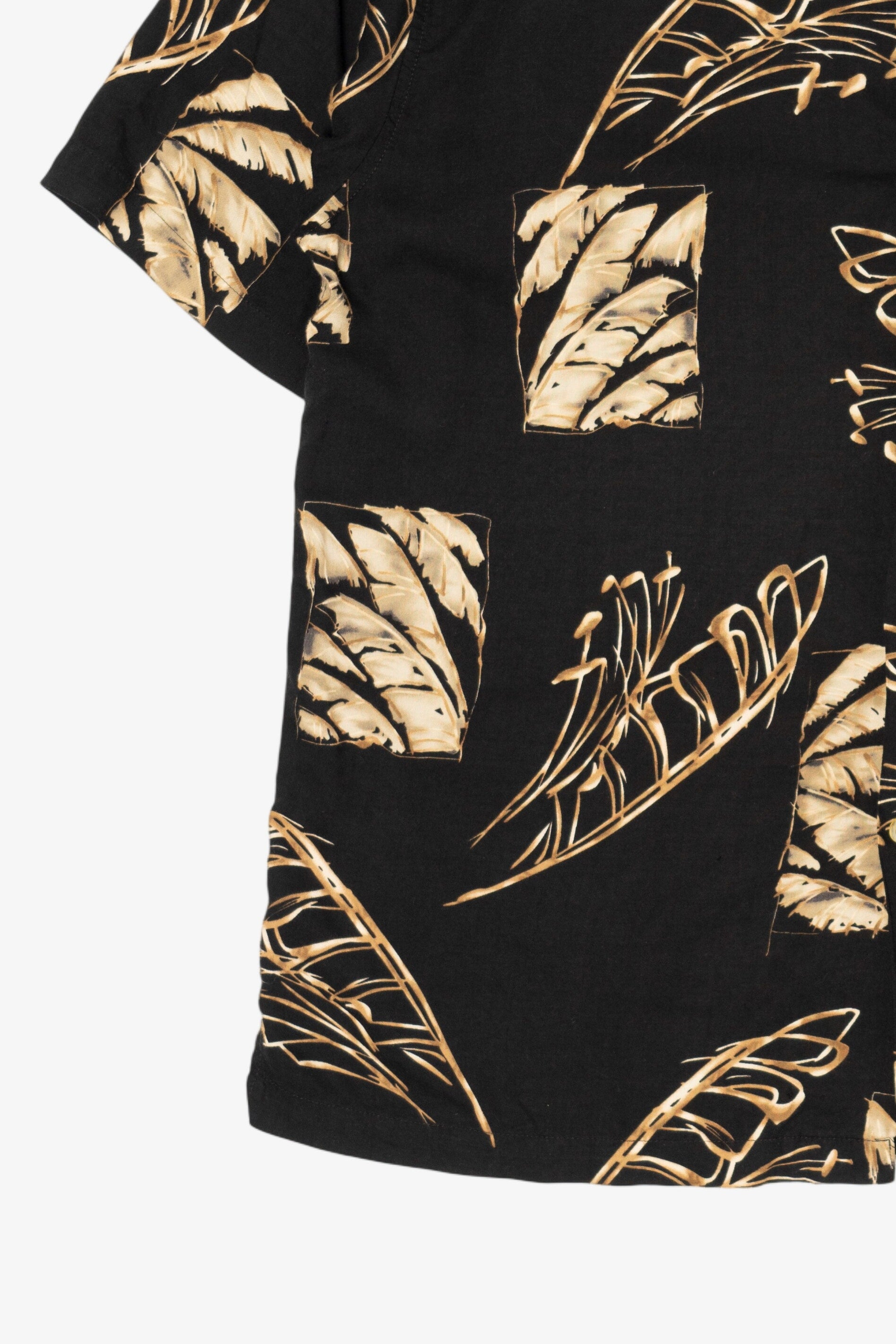 Vintage Black Bamboocay Hawaiian Button Up Shirt (2000s)