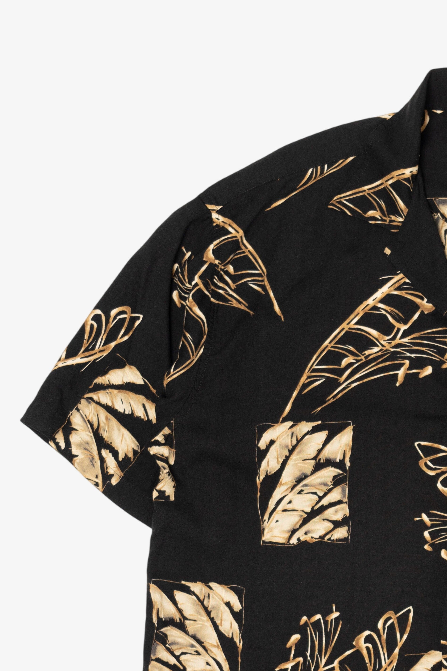 Vintage Black Bamboocay Hawaiian Button Up Shirt (2000s)