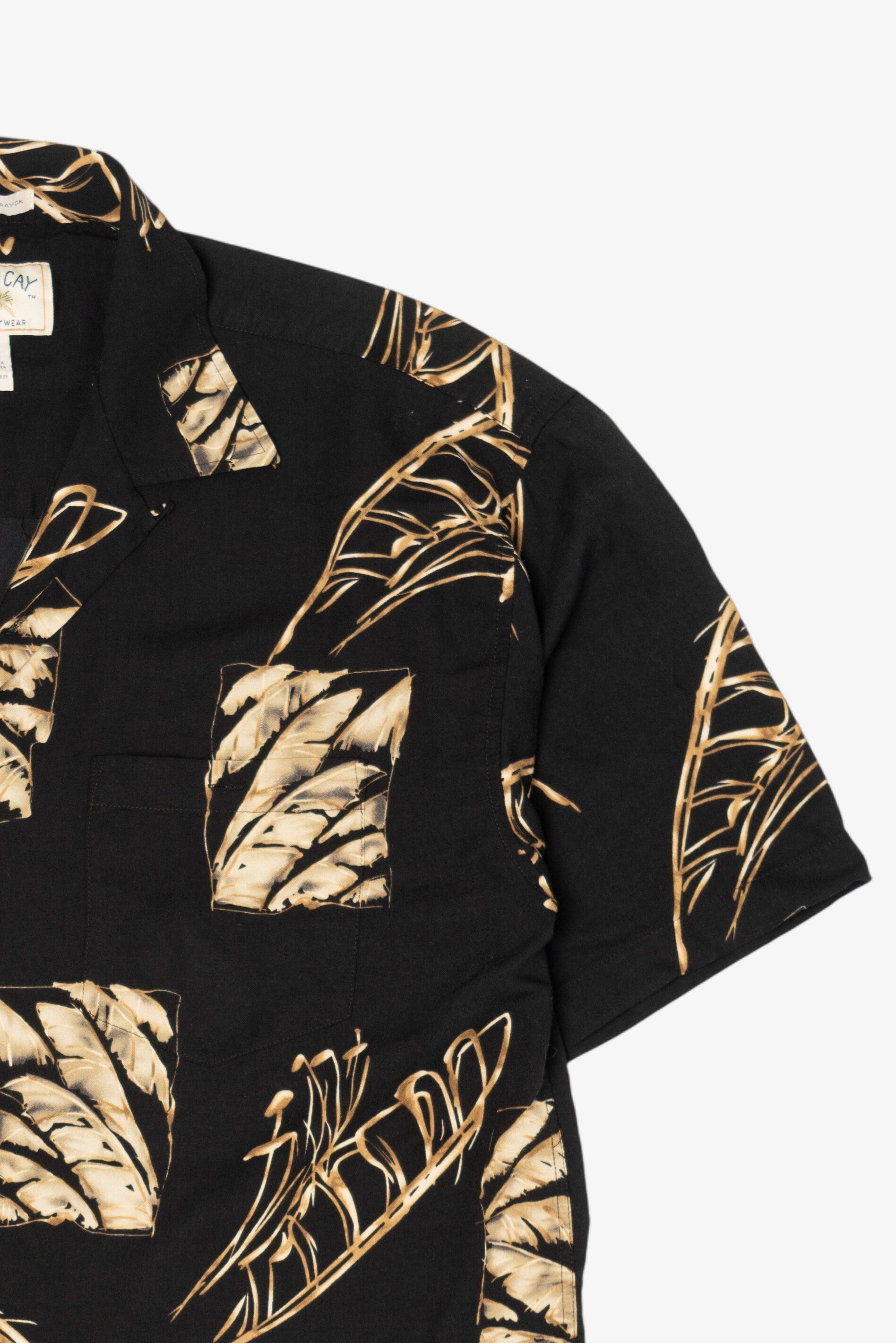 Vintage Black Bamboocay Hawaiian Button Up Shirt (2000s)