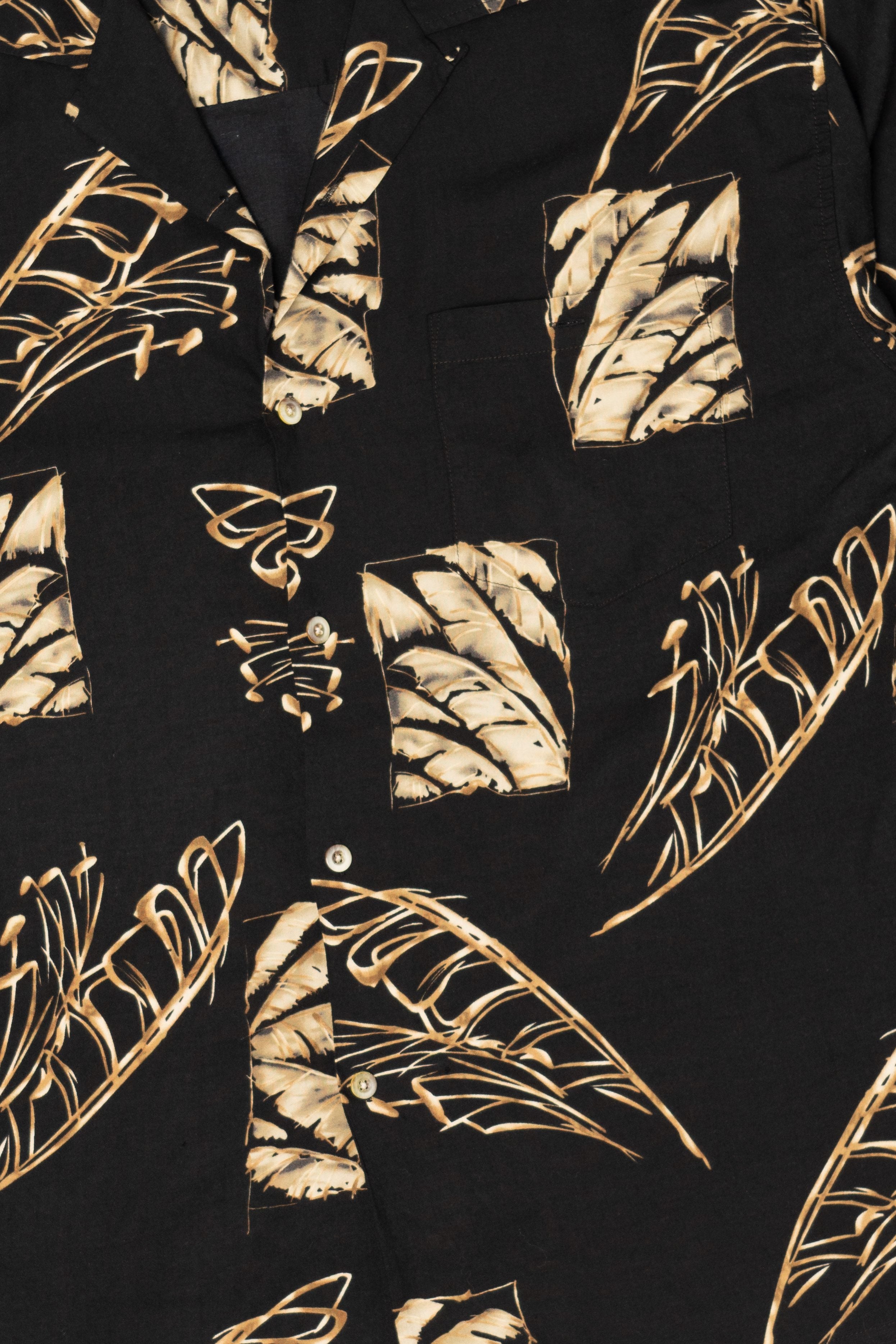 Vintage Black Bamboocay Hawaiian Button Up Shirt (2000s)