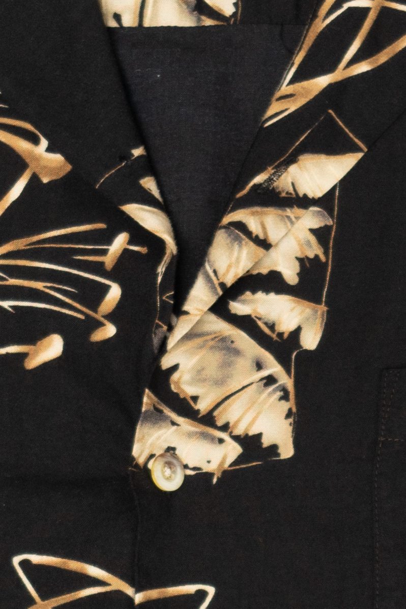 Vintage Black Bamboocay Hawaiian Button Up Shirt (2000s)