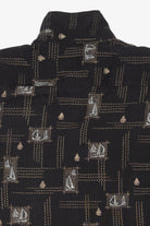 Black Moda Campia Sailboats Button Up Shirt (2000s)