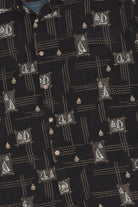 Black Moda Campia Sailboats Button Up Shirt (2000s)