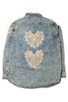Vintage Lace & Beads Carhartt Button Up Shirt (sz. X-Large)