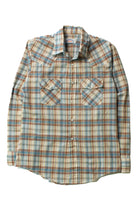 Vintage Plaid Levi's Pearl Snap Button Up Shirt (1970s)