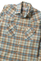 Vintage Plaid Levi's Pearl Snap Button Up Shirt (1970s)