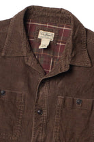 L.L. Bean Flannel Lined Corduroy Button Up Shirt