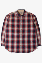 Red Plaid Carhartt Button Up Shirt (2010s)