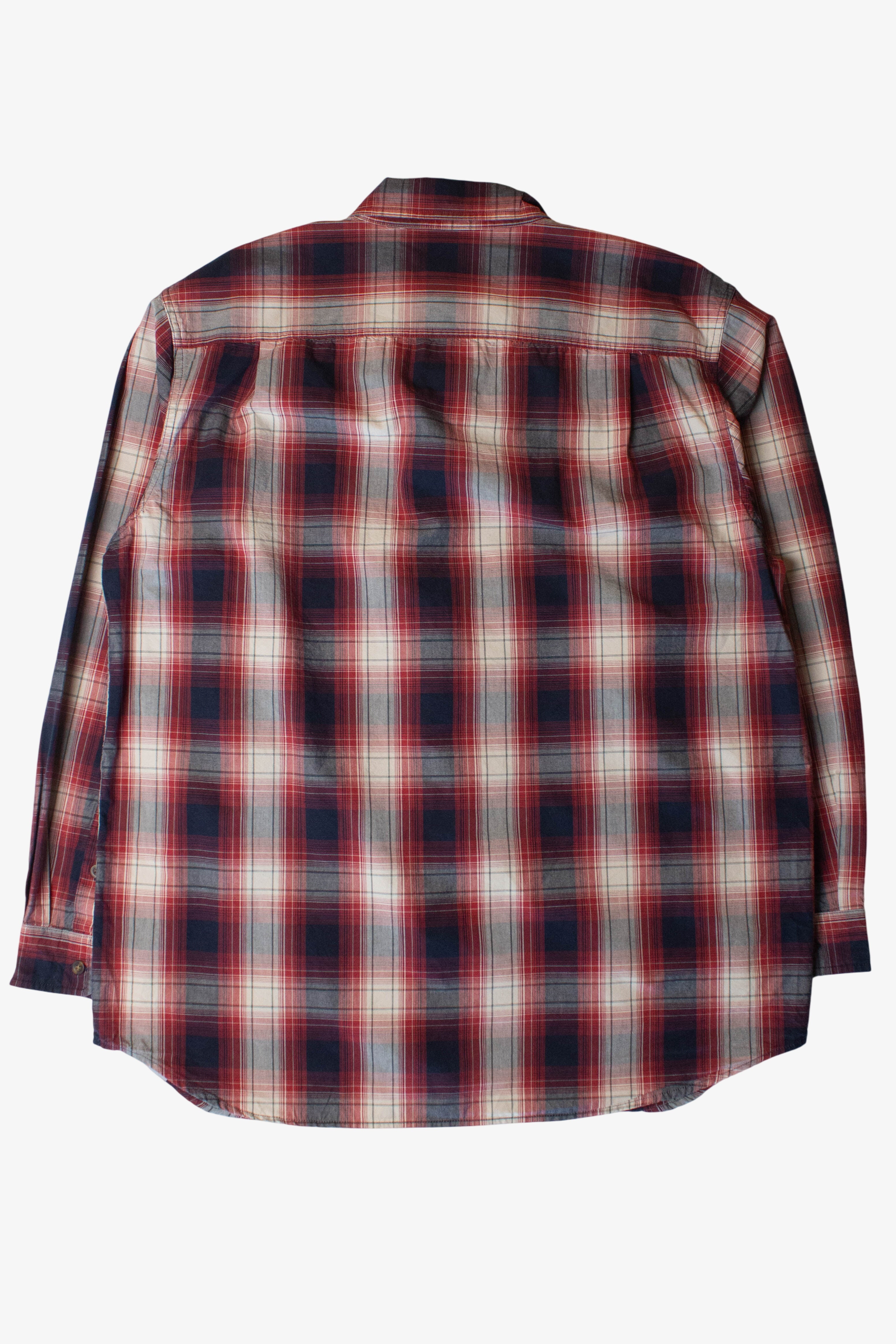 Red Plaid Carhartt Button Up Shirt (2010s)