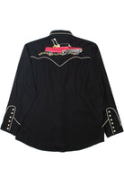 Scully Embroidered Guitar & Cadillac Pearl Snap Button Up Shirt